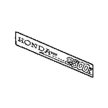 Honda Engines part 87101-Z03-C31 - Emblem (Em2500C) - Original OEM