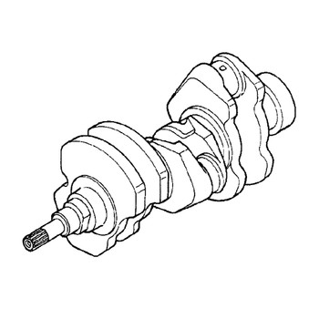 Honda Engines part 13310-ZG5-L00 - Crankshaft - Original OEM