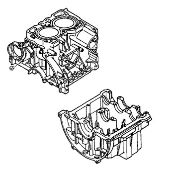 Honda Engines part 12000-ZG8-820 - Block Cylinder - Original OEM