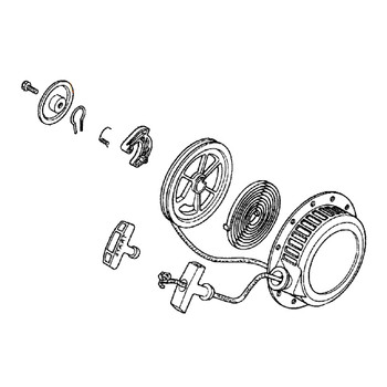 Honda Engines part 28400-ZG0-U01ZC - Starter Assembly Nh1 - Original OEM