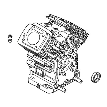 Honda Engines part 12000-ZN1-020 - Cylinder Assembly - Original OEM