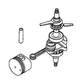 Honda Engines part 13310-Z0H-A00 - Crankshaft - Original OEM  ** SUPERSEDED TO 13310-Z3E-A00 **