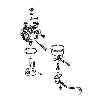 Honda Engines part 16100ZK6P92 Carburetor (Be87M B) Original OEM - NO LONGER AVAILABLE