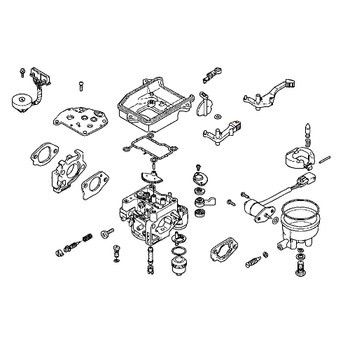 Honda Engines part 16100-Z2E-813 - Carburetor (Be86T D) - Original OEM