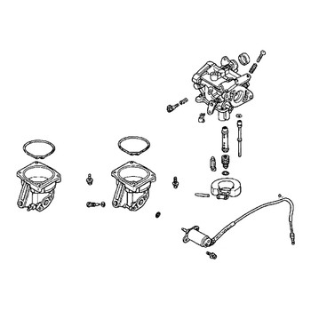 Honda Engines part 16100-ZJ0-882 - Carburetor (Bg21N B) - Original OEM