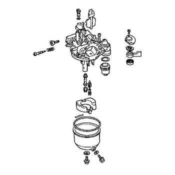 Honda Engines part 16100-ZE2-842 - Carburetor (Be16A A) - Original OEM  ** SUPERSEDED TO 16100-ZE2-844 **