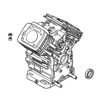 Honda Engines part 12000-ZJ1-415 - Cylinder Assembly - Original OEM