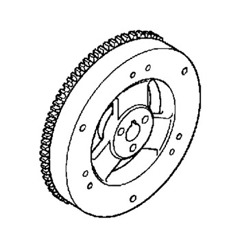 Honda Engines part 31100-ZG4-801 - Flywheel - Original OEM Honda Engines part 31100-ZG4-801 - Flywheel - Original OEM