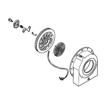 Honda Engines part 28400-Z1C-307ZA - Starter Assembly R280 - Original OEM