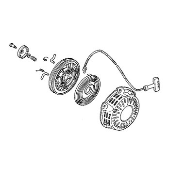 Honda Engines part 28400-ZH8-824ZC - Starter Assembly Nh1 - Original OEM