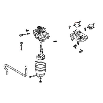 Honda Engines part 16100-ZE3-824 - Carburetor (Be82Y A) - Original OEM