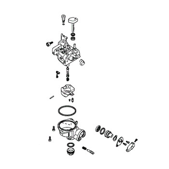 Honda Engines part 16100-Z1T-A12 - Carburetor (Lmj 47) - Original OEM