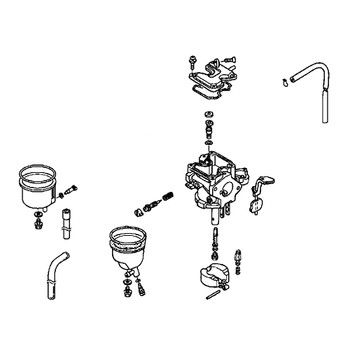 Honda Engines part 16100-Z4E-941 - Carburetor Assembly (Bf) - Original OEM