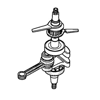 Honda Engines part 13310-Z3E-307 - Crankshaft - Original OEM