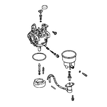 Honda Engines part 16100-ZBH-WA1 - Carburetor (Bec1C A) - Original OEM
