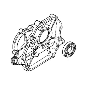 Honda Engines part 11300-ZE0-613 - Cover Crankcase - Original OEM Honda Engines part 11300-ZE0-613 - Cover Crankcase - Original OEM