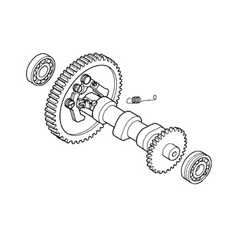 Honda Engines part 14100-ZG3-930 - Camshaft Assembly - Original OEM