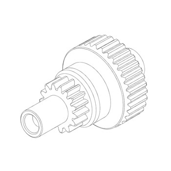 Honda Engines part 31230ZA0981 Gear Assembly Original OEM