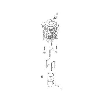 HUSQVARNA Kit Piston And Cylinder Hardmo 577831102 Image 1