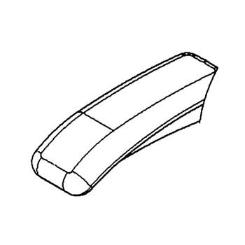 Husqvarna 579866108 - Arm Rest Pad Kit - Original OEM part Husqvarna 579866108 - Arm Rest Pad Kit - Original OEM part