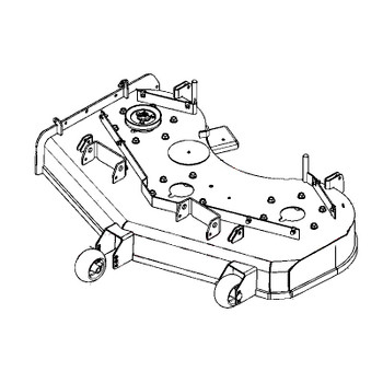 Husqvarna 588127607 Deck Service With Decals Czt.48X Ms672 Original OEM part