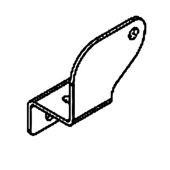 Husqvarna 595529502 - Bracket Seat Belt Right Hand Black - Original OEM part