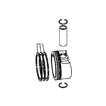 HUSQVARNA Piston Assy 596894401 Image 1