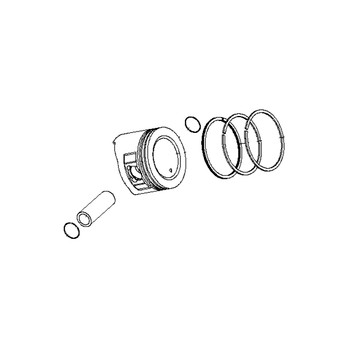 HUSQVARNA Piston Assy 598684411 Image 1