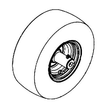 Husqvarna 599156702 - Tire.13X6.5-6.S-P Gloss Black - Original OEM part Husqvarna 599156702 - Tire.13X6.5-6.S-P Gloss Black - Original OEM part