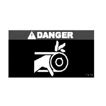 Husqvarna 599348814 - Decal Decal Danger Keep Hands - Original OEM part
