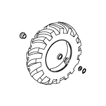 HUSQVARNA Wheel Bushing Kit Cl400 599704001 Image 1