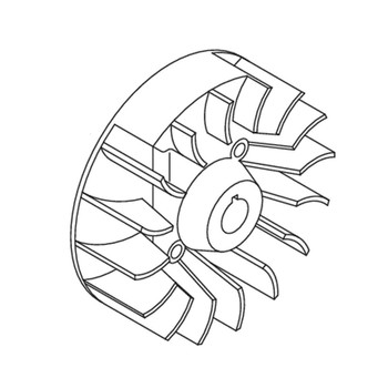 ECHO 15280156530 - ROTOR, MAGNETO - Authentic OEM part