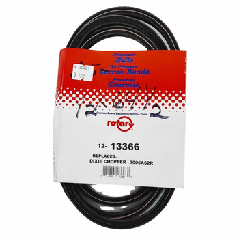 ENGINE TO TRANSMISSION BELT (DIXIE CHOPPER) 13366