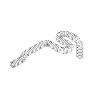 ECHO 740000771 - HOSE, VACUUM 5" X 10' - Authentic OEM part