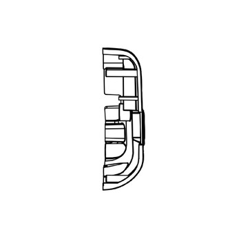 RYOBI/RIDGID 079077062087 - SHROUD FRONT W/LABEL (Original OEM part)