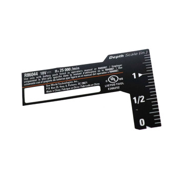 RYOBI/RIDGID 941121751 - LABEL DATA R86044 (Original OEM part)