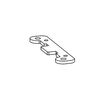 RYOBI/RIDGID 635224001 - PLATE REAR (Original OEM part)
