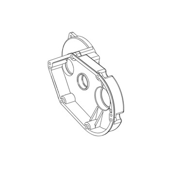 RYOBI/RIDGID 089046001043 - CASE GEARBOX BACK HALF (Original OEM part)