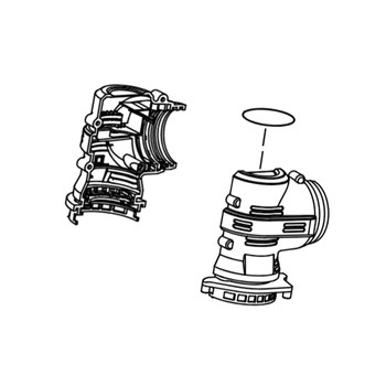 RYOBI/RIDGID 089240032701 - ASSEMBLY MOTOR HOUSING (Original OEM part)