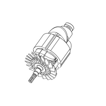 RYOBI/RIDGID 206468001ASSEMBLY MOTOR WITH BEARING (Original OEM part) ** SUPERSEDED TO 206468002 **