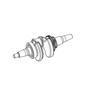 DP260316 - CRANKSHAFT ASSEMBLY (HOMELITE ORIGINAL OEM)