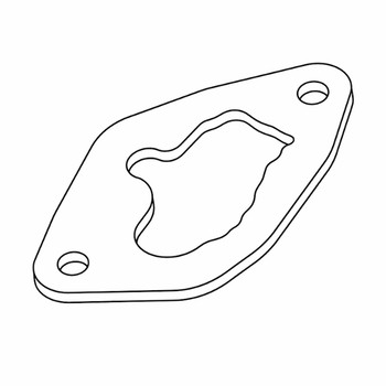 01011302004 PAPER GASKET AIR CLEANER (HOMELITE ORIGINAL OEM)