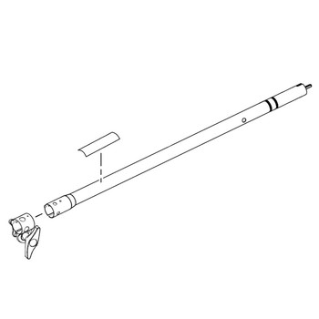 205273002 - UPPER BOOM ASSEMBLY W/WARNING - Part # UPPER BOOM ASSEMBLY W/WARNING (HOMELITE ORIGINAL OEM)