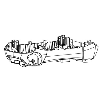 525296004 - BOTTOM BASE - JULONG MATERIAL - Part # BOTTOM BASE - JULONG MATERIAL (HOMELITE ORIGINAL OEM)