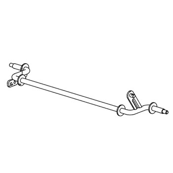 658926001 - REAR AXLE W/HEIGHT ADJUST PLAT - Part # REAR AXLE W/HEIGHT ADJUST PLAT (HOMELITE ORIGINAL OEM)