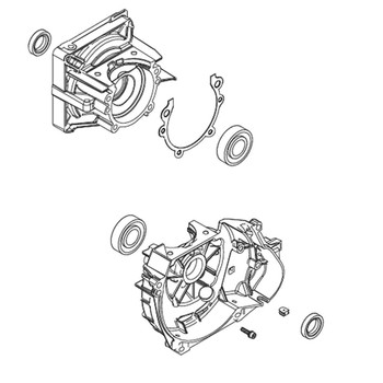 ECHO P021047120 - CRANKCASE CASE SET - Authentic OEM part