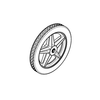 ECHO YH478000070 WHEEL, TRIMMER 15 × 1.75 Authentic OEM part