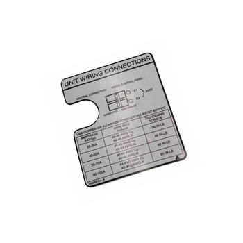 GENERAC 0K2066 DECAL WIRING CONNECTIONS Original OEM part