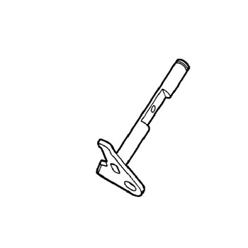 ECHO P005001700 - THROTTLE SHAFT - Authentic OEM part