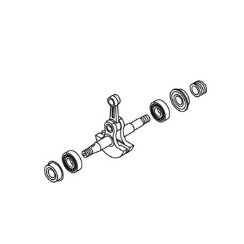 ECHO CRANKSHAFT ASSY P021001073 - Image 1